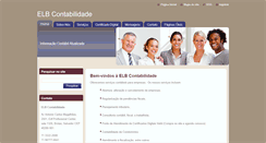 Desktop Screenshot of elbcontabilidade.com