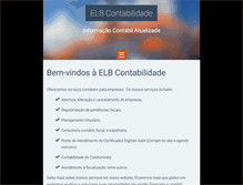 Tablet Screenshot of elbcontabilidade.com